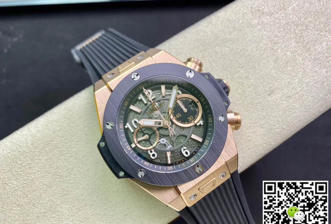 Hublot Big Bang 421.0X.1180.RX ZF Factory 1:1 Best Edition Replica Watch Black Strap